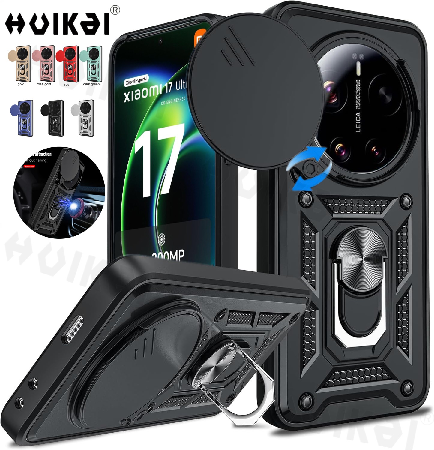 Photography Kit Pro Xiaomi 17 Ultra - Funda Protectora Magnética Antigolpes con Soporte