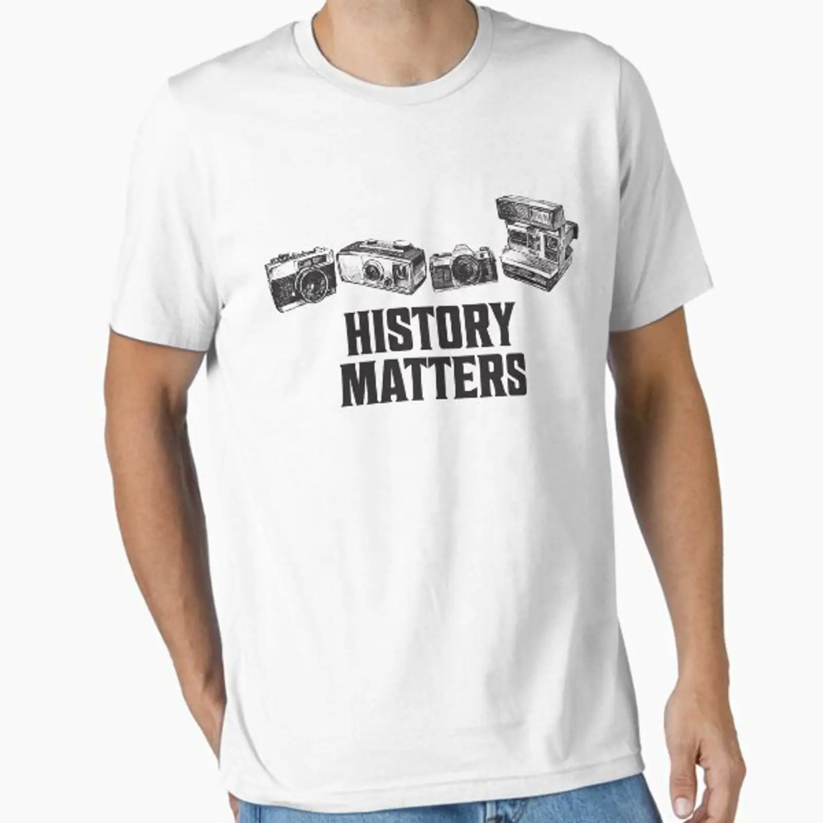 Photography History - Camiseta con citas de la historia
